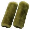 Picture of 2 Pack Car Seat Belt Cover Cushion, Fluffy Soft Sheepskin Auto Should Seat Belt Pads, Neck Protector for Women Adults Baby Kids Pet (Pea Green)