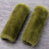 Picture of 2 Pack Car Seat Belt Cover Cushion, Fluffy Soft Sheepskin Auto Should Seat Belt Pads, Neck Protector for Women Adults Baby Kids Pet (Pea Green)
