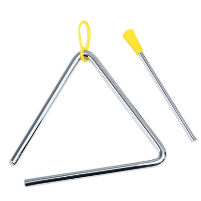 Picture of 5 Inch Musical Steel Triangle Percussion Instrument With Striker