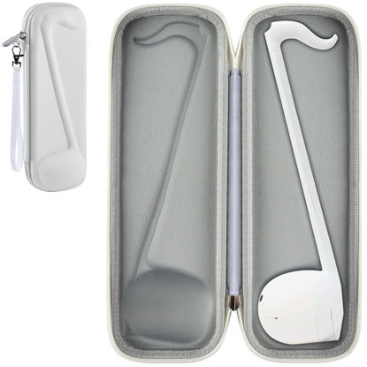 Picture of Case Compatible with Otamatone [English Edition] Japanese Electronic Musical Instrument Portable Synthesizer, Instrumental Music Toy Storage Holder for Otamatone Regular Size (Box Only) (White)