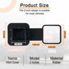 Picture of SINGARO Fits for 2-inch Hitch Cover, Trailer Hitch Cover Tube Plug Insert, Car Exterior Accessories, Receiver Tube Hitch Plug