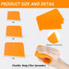 Picture of Frienda Body Filler Spreaders Automotive Body Fillers Plastic Auto Spreader Auto Body Spreader for Applying Fillers Putties Glazes Caulks and Paint (15, 3 Sizes)