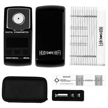 Picture of Turntable Cartridge Alignment 3-pc Kit w/Premium PE Case-Vertical Tracking Angle Block for DJ Turntable & Phono Cartridge,Turntable Stylus Digital Scale,Tonearm Cartridge - Record Player Accessories