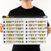 Picture of Piano Scales Major Minor Chart - Laminated Letter Card Fits in Music Folder - Keyboard and Piano Cheat Sheet for Scales - Pentatonic Scales Made Easy!