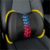 Picture of Lumbar Support Pillow for Car, Memory Foam Lumbar Pillow for Lower Back Pain Relief - Back Cushion for Driving, Chair Support for Car-Office Chair, Wheelchair - Black