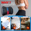 Picture of Lumbar Support Pillow for Car, Memory Foam Lumbar Pillow for Lower Back Pain Relief - Back Cushion for Driving, Chair Support for Car-Office Chair, Wheelchair - Black