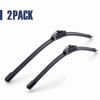 Picture of 28"+15" Windshield Wiper Blades Replacement for Nissan Sentra 2019 2018 2017 2016 2015 2014 2013+More Cars (Pack of 2) Front Wiper blades,J/U Hook Adpater