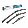 Picture of 3 Wipers 22"/20"/10" Front Windshield Wiper Blades with Rear Wiper Replacement for Jeep Renegade 2023 2022 2021 2020 2019 2018 2017 2016 2015 OEM Quality Top Lock