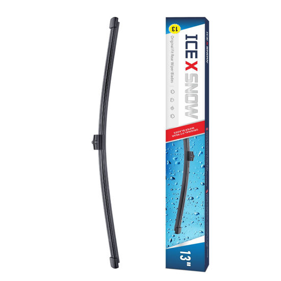 Picture of 13" Rear Wiper Blade Replacement for Audi Q3 2022-2019 Q5 2017-2009/BMW X1 2021-2016 X2 2023-2018 /Porsche Cayenne 2021-2011/Benz A Class, B Class,GLE Back Windshield Wiper Blade-A332H