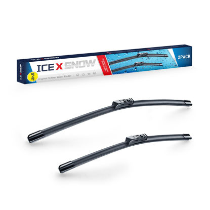 Picture of 26" 18" Front Windshield Wiper Blades Replacement for Subaru Legacy Outback 2022 2021 2020 Original Equipment Replacement Wiper Blades（Set of 2）Top Lock