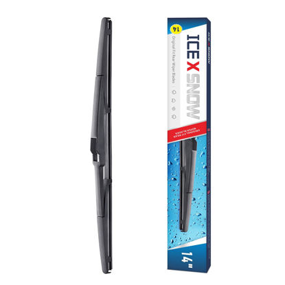 Picture of 14" Rear Windshield Wiper Blades Replacement for Jeep Cherokee 2022-2014 Dodge Journey 2020-2010 Pacifica 2022-2017 Tucson 2022-2015 Santa Fe 12-07 C-HR 22-18 +Back Windshield Wiper Blades-14A/H352