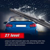 Picture of 14" Rear Windshield Wiper Blades Replacement for Jeep Cherokee 2022-2014 Dodge Journey 2020-2010 Pacifica 2022-2017 Tucson 2022-2015 Santa Fe 12-07 C-HR 22-18 +Back Windshield Wiper Blades-14A/H352