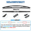 Picture of 12" Rear Wiper Blade,Replacement Back Windshield Wiper for Buick Enclave 17-08 /Ford Flex 19-09 Escape 12-08 /Jeep Wrangler 18-07 /Chevrolet Tahoe 14-07 Suburban 14-07 Trailblazer 09-07(H300/12-E)