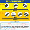 Picture of 14" Rear Wiper Blade,Back Windshield Wiper for BMW X3 17-11，X5 23-19 /Volvo V70 10-08，V90 24-18，XC40 24-19，XC60 23-18，XC70 16-08，XC90 24-16 /VW Golf City 09-07 /Land Rover Range Rover Velar 23 (A351H)