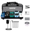 Picture of Ghost Fire Guitar Pedal Board Aluminum Alloy 0.8lb Super light Effect Pedalboard13.7''x5.5'' with Carry Bag SPL-01 and Power Supply Adapter GA-5