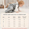 Picture of Yoofoss Baby Sleep Sack 0-6 Months TOG 2.5 Winter Baby Wearable Blanket, 100% Cotton Infant Sleeping Sack 2-Way Zipper Warm Quilted Sleep Sack