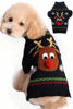 Picture of BOBIBI Dog Sweater for Christmas Cartoon Reindeer Pet Cat Winter Knitwear Warm Clothes Medium