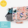 Picture of Bumkins Waterproof Wet Dry Bag for Baby, Travel, Swim Suit, Cloth Diapers, Pump Parts, Pool, Gym Clothes, Toiletry, Hook to Stroller, Pack for Daycare, Zip Bag, Wetdry Packing Pouch, Yoga Pals