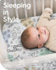 Picture of TotBasic Mini Crib Sheets Boy Girl, Ultra Soft Pack N Play Sheets Fitted, Neutral Pack and Play Mattress Sheets, Premium Jersey Knit Portable Crib Sheets, Secure and Cute, Elephant & Cartoon Safari