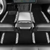 Picture of CAR PASS 11 PCS Bling Car Mats Accessories for Women, Sparkly Rhinestone Diamond Steering Wheel Cover, Bling Seat Belt Cushion, Glitter Shift Knob Cover, Car Cup Holder Coaster, Interior Sets Silver