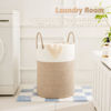 Picture of Artfeel Laundry Basket,Woven Cotton Rope Laundry Hamper,80L for Decorative Storage of Dirty Clothes,Toys and Blankets in Bathroom,Baby Room and Living Room