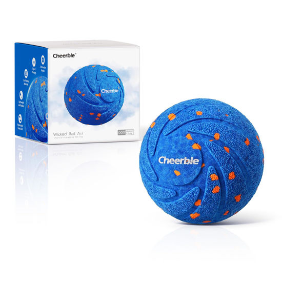 Picture of 【New Material】Cheerble Smart Interactive Dog Toy, Wicked Ball AIR, Automatic Moving, Bouncing, and Rotating Ball, E-TPU Material, IPX7 Waterproof Rating, Active Rolling Ball for Medium and Large Dogs