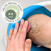 Picture of S&T INC. Exfoliating and Massaging Cradle Cap Bath Brushes for Baby, Silicone - 2 Inch x 2.5 Inch, Pink, 2 Pack