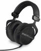 Picture of beyerdynamic DT 990 PRO Over-Ear Studio Monitor Headphones - Open-Back Stereo Construction, Wired (80 Ohm, Black (Limited Edition)) (Renewed)