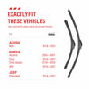 Picture of OEM Quality Performance Premium Beam windshield wiper blades 26 and 18,All-Season Auto Replacement Wiper Blades,Fit Honda Accord 2007-2003,Honda Civic 2020-2016,JEEP Cherokee 2020-2014 +More Cars