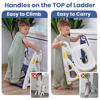Picture of Potty Training Seat & Toddler Step Stool, Ultimate Stability Toddler Toilet Seat, Adjustable Step & Seat Height Potty Seats for Toddlers Boys(Blue)