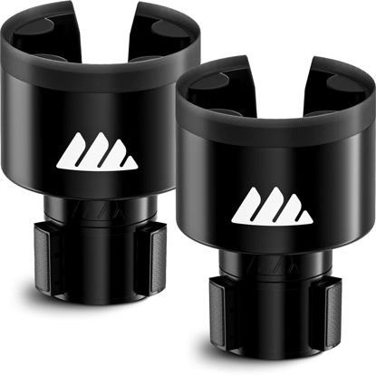 Picture of Integral Ultimate Expander Car Cup Holder - Adjustable Base - Expander & Organizer for Vehicles - Compatible with Coffee Mug, Yeti 14/24/36/46oz, Ramblers, Hydro Flasks 32/40oz, 3.4"-4.0" Bottles
