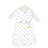 Picture of Hudson Baby Unisex Baby Cotton Wearable Sleeping Bag, Sack, Blanket, Lilac Elephants Long Sleeve, 12-18 Months