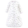 Picture of Hudson Baby Unisex Baby Cotton Wearable Sleeping Bag, Sack, Blanket, Lilac Elephants Long Sleeve, 12-18 Months