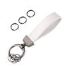 Picture of Turcee Leather Car Keychain,Creative Personality Leather Car Key Fob,Car Accessories Universal Key Fob Keychain for Men and Women (White)