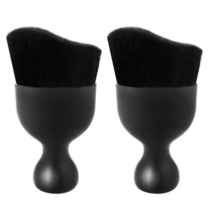 Picture of Car Interior Cleaning Brush Car Duster Interior with Ultra Soft Bristles Auto Detailing Brushes Dusting Car Accessories for Dashboard, AC Vents, Leather, Scratch-Free (2Pack_Black)