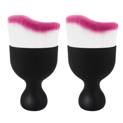 Picture of Car Interior Cleaning Brush Car Duster Interior with Ultra Soft Bristles Auto Detailing Brushes Dusting Car Accessories for Dashboard, AC Vents, Leather, Scratch-Free (2Pack_Red)
