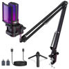 Picture of ZealSound Gaming USB Microphone,Noise Cancellation Condenser mic,RGB Microphone with Mute,Gain,Monitoring,Boom Arm,Pop Filter for Phone,PC,Computer,PS4,PS5,Mac,Streaming,Podcast,Twitch,YouTube,Discord