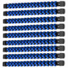 Picture of ALOANES 9 PC ABS Socket Organizer, 3/8 inch, Drive Socket Rail Holders, Heavy Duty Socket Racks, Black Rails with Blue Clips