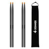 Picture of Donner Drum Sticks, 7A Snare Black Drumsticks Classic Maple Wood Drum Sticks with Carrying Bag, 2 Pairs