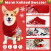 Picture of Christmas Dog Sweaters for Small Large Dogs Girl, Soft Warm Pup Dogs Shirt, Turtleneck Dog Sweaters for Medium Large Dogs, Double Knitting Collar for Outdoors Playing, Warm Dog Cat Clothes XXS