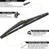 Picture of AUTOBOO 26"+18" Windshield Wipers with 10 Inch Rear Wiper Blade Replacement for Toyota Highlander 2020 2021 2022 2023-Original Factory Quality (Pack of 3)