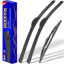 Picture of 3 wipers Replacement for 2017-2023 GMC Acadia, Windshield Wiper Blades Original Equipment Replacement - 24"/20"/10" (Set of 3) U/J Hook