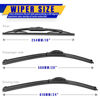 Picture of 3 wipers Replacement for 2017-2023 GMC Acadia, Windshield Wiper Blades Original Equipment Replacement - 24"/20"/10" (Set of 3) U/J Hook