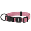 Picture of Best Pet Supplies Reflective Dog Collar with Adjustable Length, Heavy-Duty Buckle, and Strong Leash D-Ring, Training, Walking, Jogging Accessory for Small, Medium, and Large Breeds - Pink, M