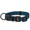 Picture of Best Pet Supplies Reflective Dog Collar with Adjustable Length, Heavy-Duty Buckle, and Strong Leash D-Ring, Training, Walking, Jogging Accessory for Small, Medium, and Large Breeds - Blue, L