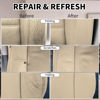 Picture of Leather Recoloring Balm,8.5oz Leather Color Restorer,Beige Leather Repair kit for Furniture and Car Interior,Leather Couch Scratch Repair,Leather Dye Paint for Faded,Cracked and Damaged Leather