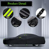 Picture of Car Cover Custom Fit for Dodge Charger 2006-2024, Waterproof All Weather Full Exterior Cover Rain Sun Hail Protector Car Cover with Door Zipper