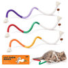 Picture of Potaroma Cat Toys Chew Ropes 3Pcs with Refillable Natural Catnip, Safe Teeth Cleaning Toy for Indoor Kittens, Interactive Cat Nip Kitty Toys for All Breeds 19.5 Inches