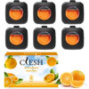 Picture of Car Air Fresheners, 6 Pack, Citrus, Car Fresheners Vent Clips, Long Lasting Air Freshener for Car, Car Refresher for Men Women