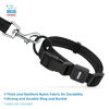 Picture of Best Pet Supplies Reflective Dog Collar with Adjustable Length, Heavy-Duty Buckle, and Strong Leash D-Ring, Training, Walking, Jogging Accessory for Small, Medium, and Large Breeds - Black, M